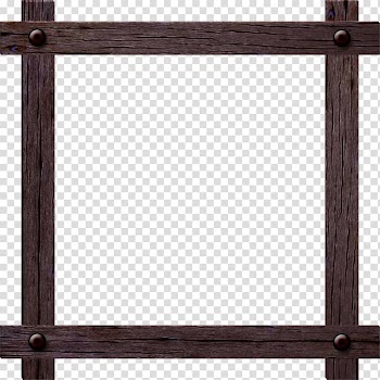 Brown wood border illustration, Wood Pattern, Pretty brown wooden frame transparent background PNG clipart