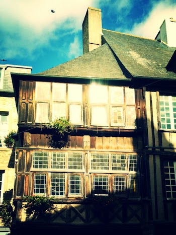 Brown Wooden 2-storey House