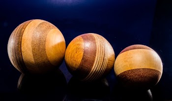 Brown Wooden Ball
