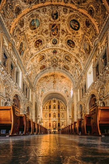 Brown Wooden Chairs Inside Cathedral · Free Stock Photo