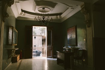Brown Wooden Desk in House