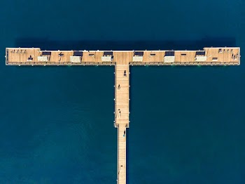 Brown Wooden Dock 