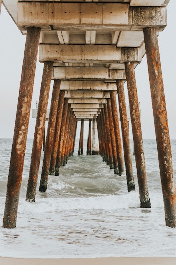 Brown Wooden Dock 