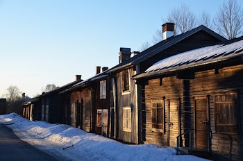 Brown Wooden House Near Snow