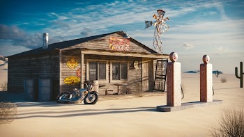 Brown Wooden House Under Blue Cloudy Sky