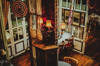 brown wooden light fixture