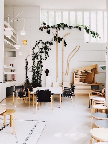 Brown Wooden Stools