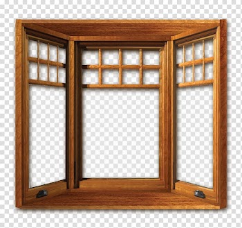 Brown wooden window, Casement window Wood Door Replacement window, Window Icon transparent background PNG clipart
