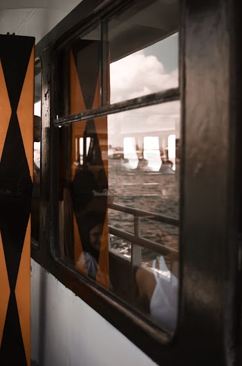 Brown Wooden Window Frame