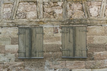 Brown Wooden Windows