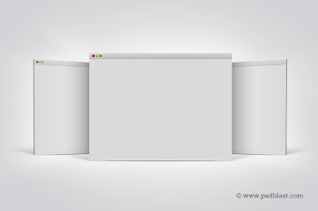 Browser Mockup PSD, Portfolio Display Template