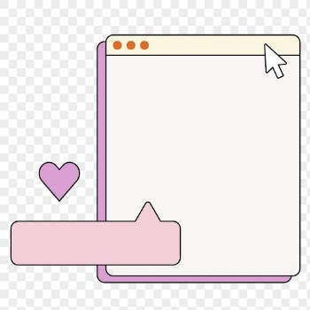 Browser window png frame, retro | Free PNG - rawpixel