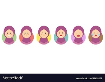 brunei avatar with various expression