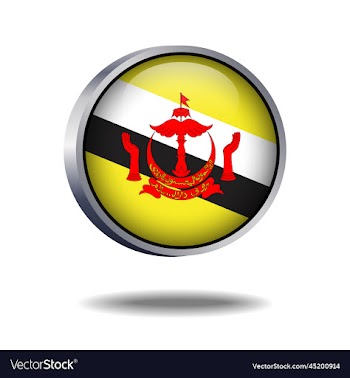 brunei flag button