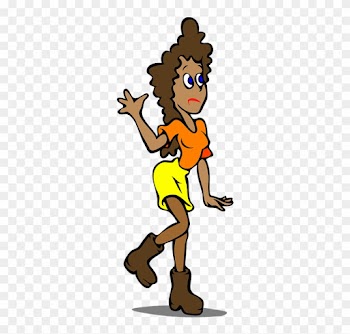 Brunette, Woman, Girl, Waving, Bye, People - Girl Waving Goodbye Clipart