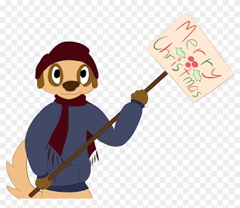 Bruno Wishes You All Merry Christmas - Cartoon