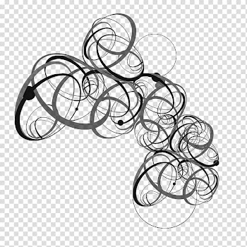 Brush  Elegance, black and gray abstract painting transparent background PNG clipart