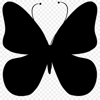 Brush-footed butterflies Clip art Symmetry M. Butterfly Black M -  