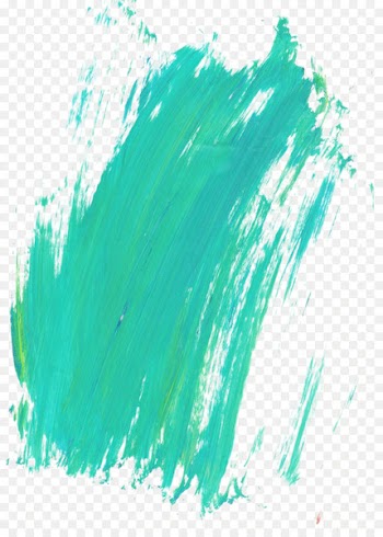Brush Pigment Ink - Dark green brush strokes 