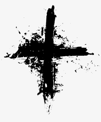 Brush Stroke Cross Png Jpg Royalty Free Download - Grunge Cross ...