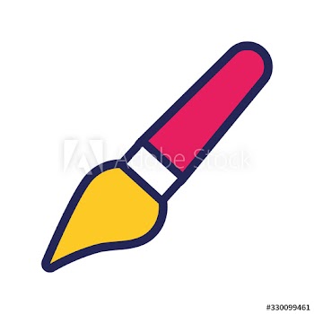 brush supply line and fill style icon