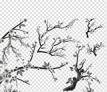 Brush Tree GIMP , White Plum raw material transparent background PNG clipart