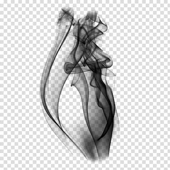 Brushe, black abstract artwork transparent background PNG clipart