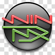 Brushed macosx theme, green and red line logo transparent background PNG clipart