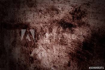 Brushed red concrete wall
