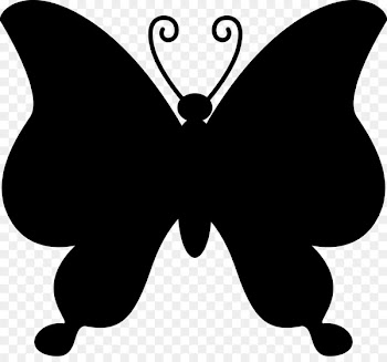 Brushfooted Butterflies, Black White M, Silhouette, Butterfly, Moths And Butterflies PNG
