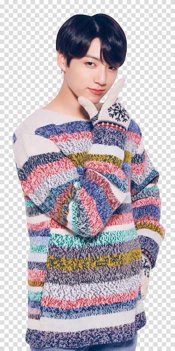 BTS BTS X LG MERRY CHRISTMAS, Jungkook from BTS transparent background PNG clipart
