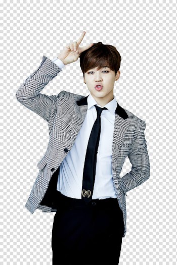 BTS JIMIN Birthday, man doing peace sign transparent background PNG clipart