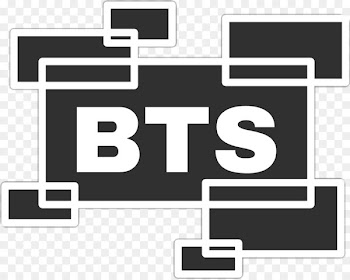 BTS Logo Design Brand Text -  