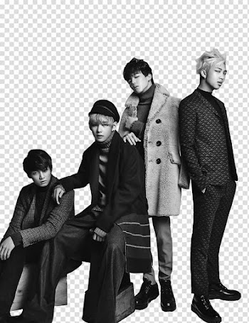 BTS, Namjoon and Maknae Line poster transparent background PNG clipart
