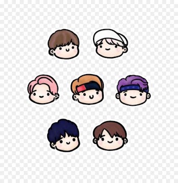 BTS Not Today - Japanese Version K-pop Image - btsdrawing graphic 