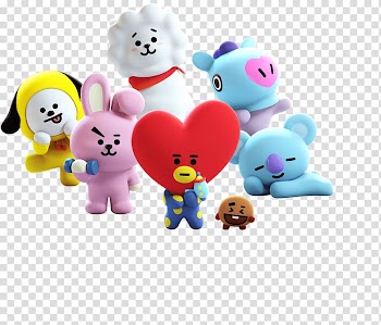 BTS Seoul Line Friends BigHit Entertainment Co., Ltd., harajuku transparent background PNG clipart