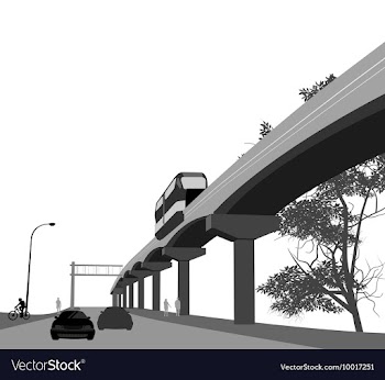 BTS Skytrain vector image