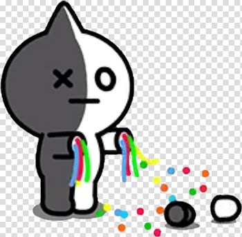 BTS Van Sticker Line Friends Clothing, bt21 sticker transparent background PNG clipart