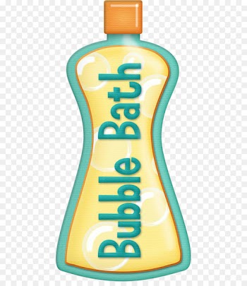 Bubble bath Bathtub Bathing Clip art - Painted green shower gel bottle 