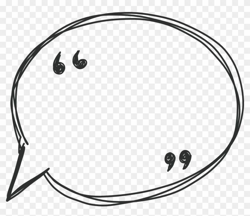 Bubble Border Graphic - Transparent Background Speech Bubble Vector