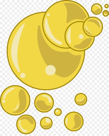Bubble Cartoon Drawing Clip art - Yellow cartoon bubbles 