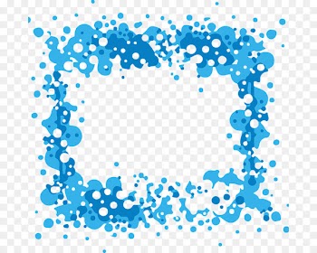 Bubble Clip art - Aqua Border Frame PNG Transparent 