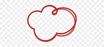 Bubble Cloud Clipart - Hand Drawn Shapes Png
