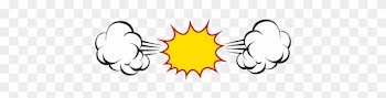 Bubble Cloud Explosion Clip Art - Nubes Explosivas Png