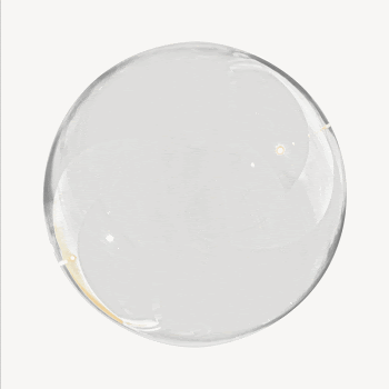Bubble collage element, glossy design | Free PSD - rawpixel