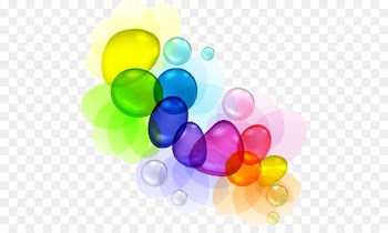 Bubble Color Drop Clip art - Colorful bubble water droplets 