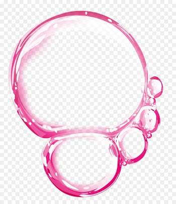 Bubble Drop Pink Image Graphics - pink color 