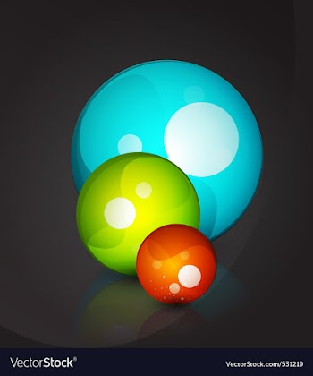 Bubble icon vector image