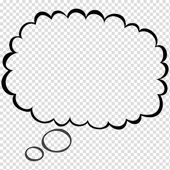Bubble message illustration, Speech balloon Thought , Thought Bubble transparent background PNG clipart