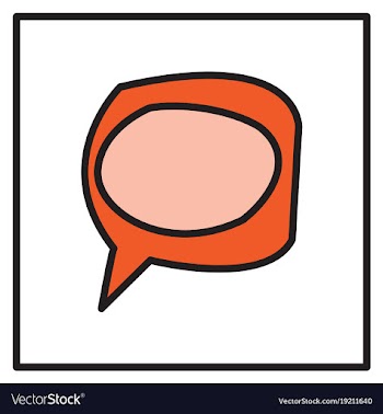 Bubble of communication for technology and social vector image